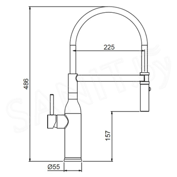 Смеситель для кухонной мойки Gappo G4098-26 / G4098-29