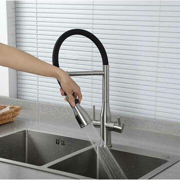 Cмеситель для кухонной мойки Gappo G4399-75 / G4399-76 под фильтр
