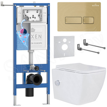 Комплект инсталляции 6 в 1 Roxen StounFix Dual Fresh 968095 с аромадозатором