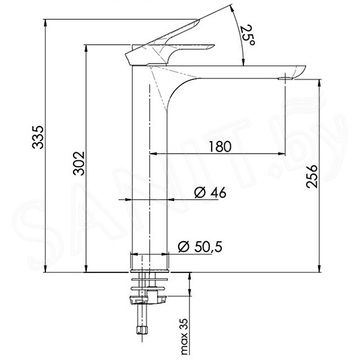 Смеситель для умывальника Remer Infinity I10L