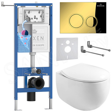 Комплект инсталляции 6 в 1 Roxen StounFix Dual Fresh 968031 с аромадозатором