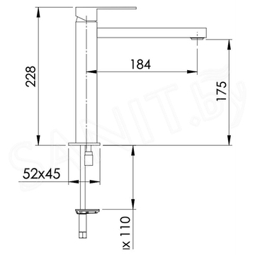 Смеситель для умывальника Remer Q-Design QD10L