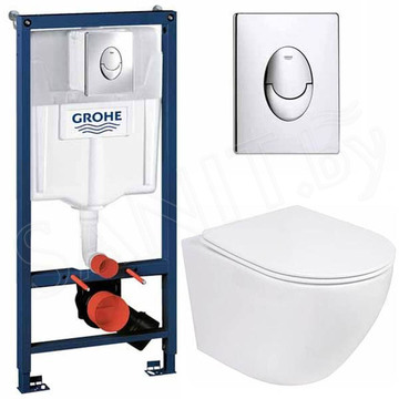 Комплект инсталляции Grohe Rapid SL 38721001 с унитазом Roxen Antares 530185-01 Rimless Soft Close