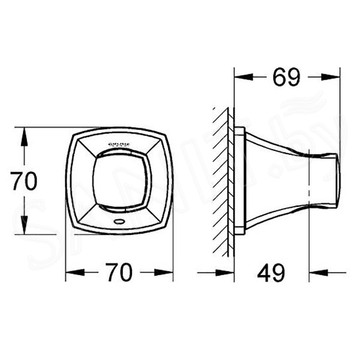 Держатель для душевой лейки Grohe Grandera 27969000