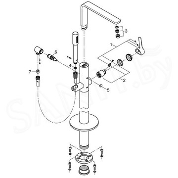 Смеситель для ванны Grohe Lineare 23792AL1