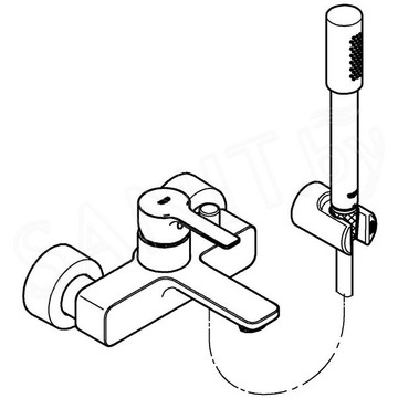 Смеситель для ванны Grohe Lineare 33850001