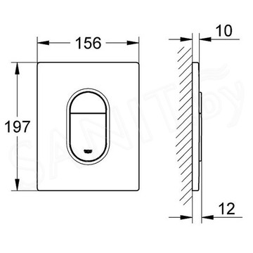 Комплект инсталляции Grohe Solido 5 в 1 с подвесным унитазом Euro Ceramic 39535000