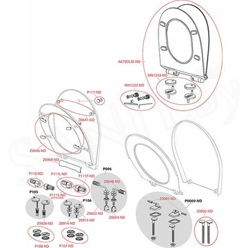 Крышка-сиденье AlcaPlast A604-BL-01 Soft close