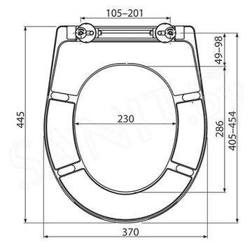 Крышка-сиденье AlcaPlast A604-BL-01 Soft close