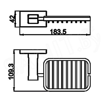 Мыльница Gappo G0702-10