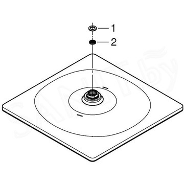 Верхний душ Grohe Rainshower Mono 310 Cube 26567000