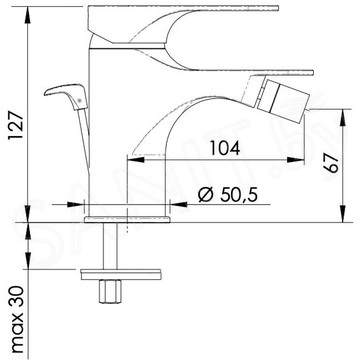 Смеситель для биде Remer Class Line L20