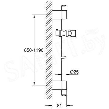 Душевая штанга Grohe Rainshower 27136001