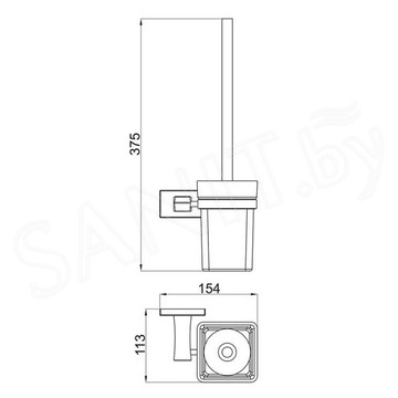 Ершик для унитаза Gappo G0710-3