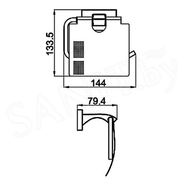 Держатель для туалетной бумаги Gappo G0703-6