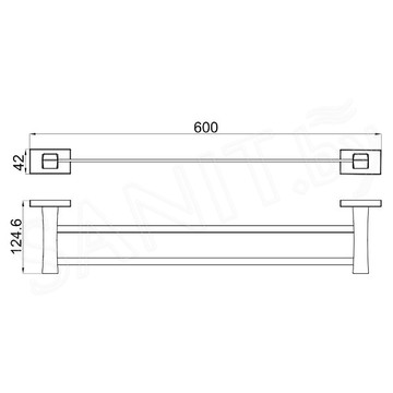 Держатель для полотенец Gappo G0709-6