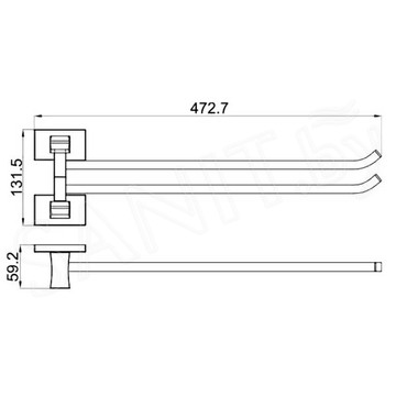 Держатель для полотенец Gappo G0712-6 / G0713-6 / G0714-6