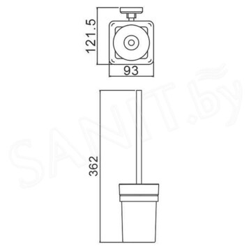 Ершик для унитаза Gappo G3810