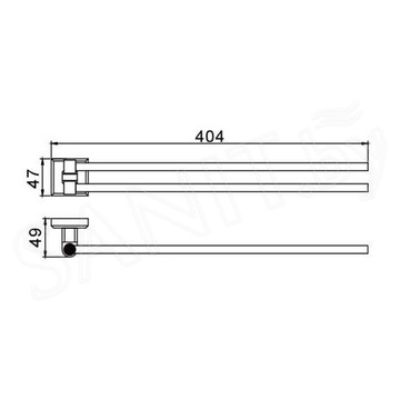 Держатель для полотенец Gappo G3812