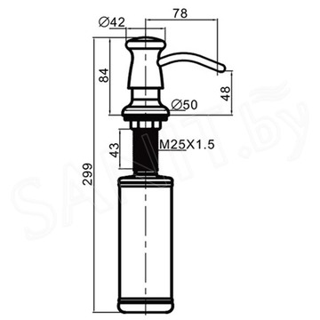 Дозатор для моющих средств Gappo G403 / G403-1 / G403-2 / G403-4 / G403-5 / G403-6