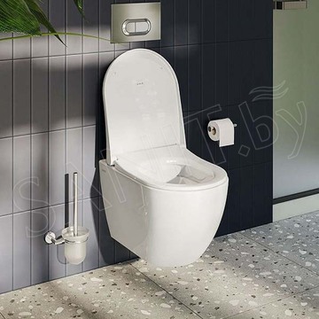 Подвесной унитаз Vitra Mia Round SmoothFlush 7510B003-0075+801-003-019