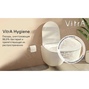 Подвесной унитаз Vitra Mia Round SmoothFlush 7510B003-0075+801-003-019