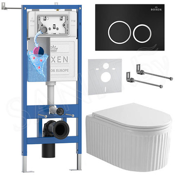 Комплект инсталляции 6 в 1 Roxen StounFix Dual Fresh 968231 с аромадозатором