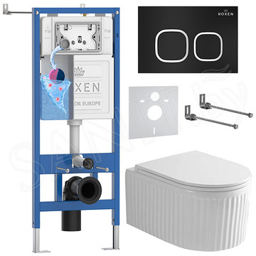Комплект инсталляции 6 в 1 Roxen StounFix Dual Fresh 968267 с аромадозатором