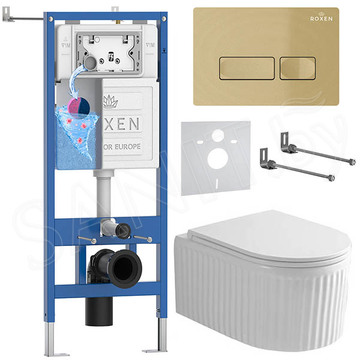 Комплект инсталляции 6 в 1 Roxen StounFix Dual Fresh 968227 с аромадозатором
