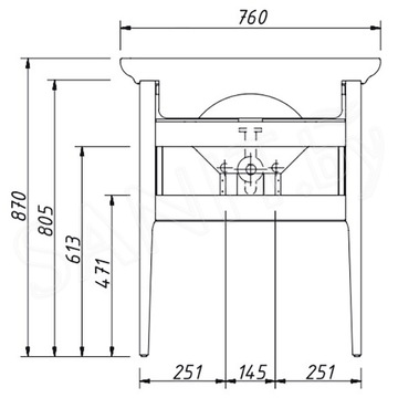 Тумба под умывальник Caprigo Jersey 75 34311-SF015 / 85 34312-SF015 / 105 34314-SF015