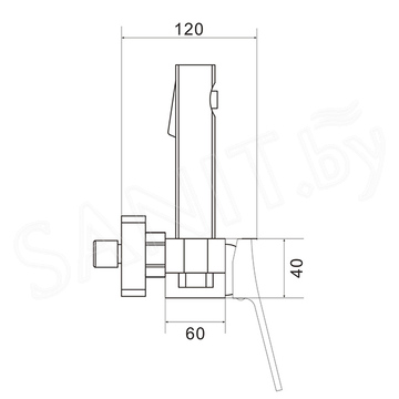 Смеситель для биде Shevanik S6105-1