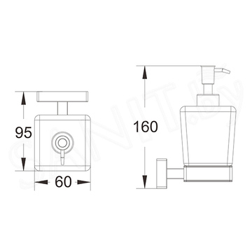 Дозатор для моющих средств Shevanik SG5644G