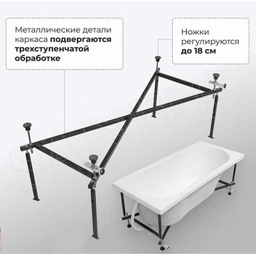 Акриловая ванна Aquanet Light