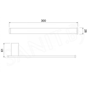 Держатель для полотенец Timo Torne 43050/00