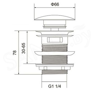 Донный клапан Timo 8011/03