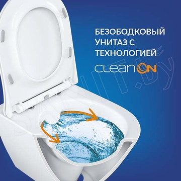 Комплект инсталляции Cersanit Vector с кнопкой Twins 63523 и унитазом City Smart CO DPL EO slim