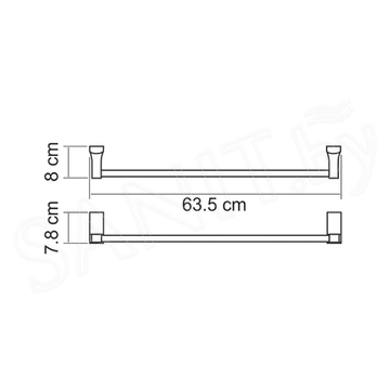 Держатель для полотенец Wasserkraft Abens K-3230