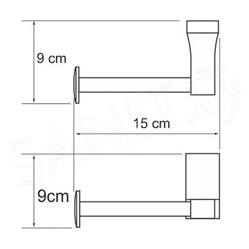 Держатель для туалетной бумаги Wasserkraft Abens K-3296