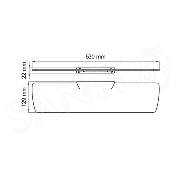 Полка Wasserkraft Aisch K-5924