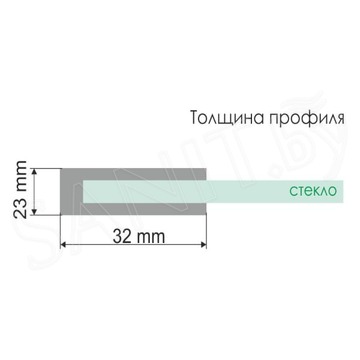 Душевой уголок Wasserkraft Main 41S01 / 41S23