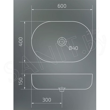 Умывальник Gid Bm9026a