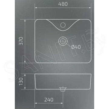 Умывальник Gid Bm9091