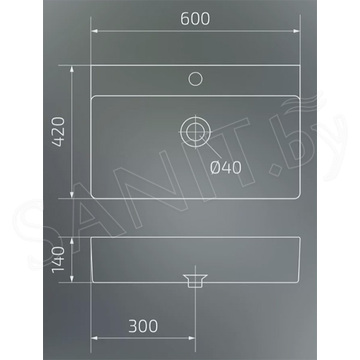 Умывальник Gid Bm9256