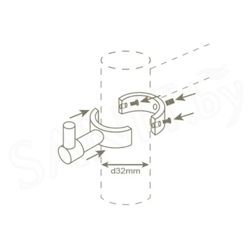 Крючок разъемный Ростела BKP01