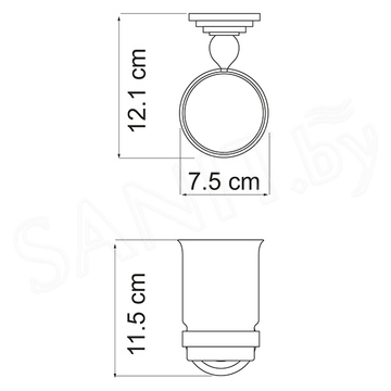 Стакан Wasserkraft Ammer K-7028