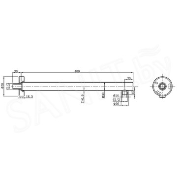 Душевая система Vincea Inspire VSFW-3I21MT2RMB встраиваемая с термостатом