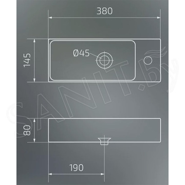 Умывальник Gid Bm9271L / Bm9271R