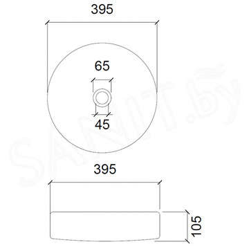 Умывальник Abber Glas AK2301