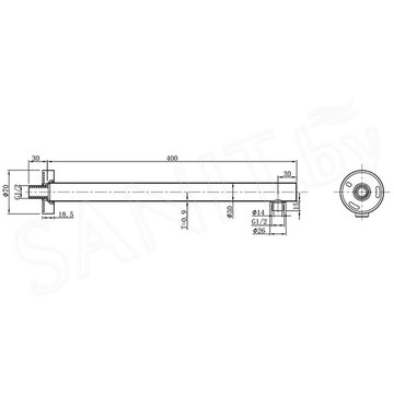 Душевая система Vincea Inspire VSFW-3I22MT2RCH встраиваемая с термостатом