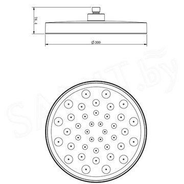 Душевая система Vincea Inspire VSFW-4I212MB встраиваемая